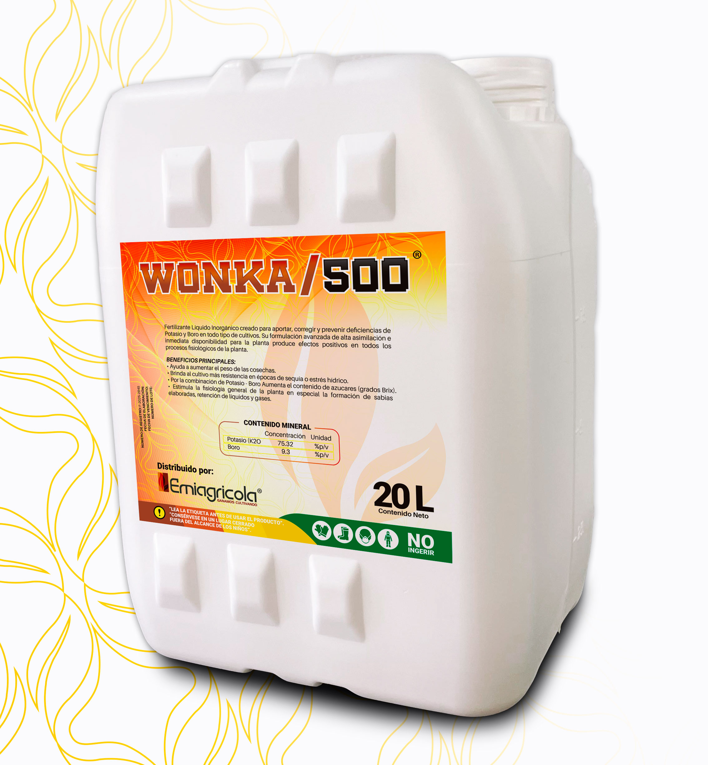 WONKA 500 - Caneca 20 Litros